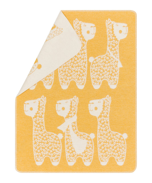 Carla Baby Blanket - Alpaca - Mustard