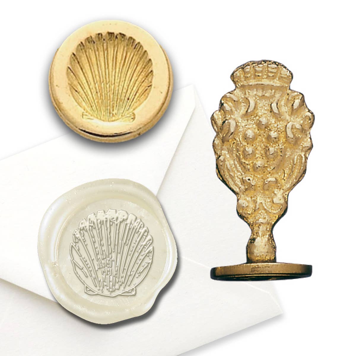 Florentine Brass Wax Seal Stampers-over 50 popular symbols