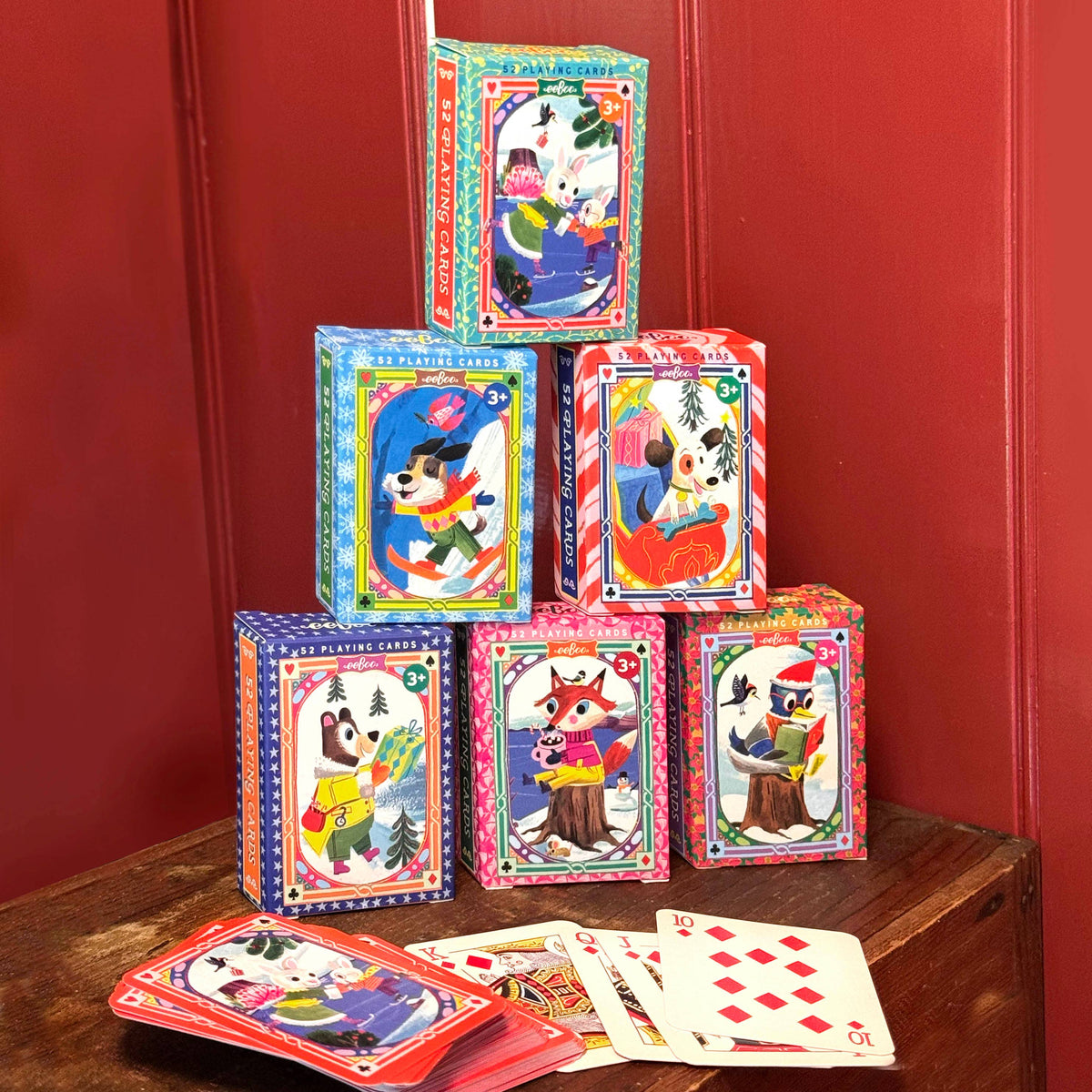 Holiday in the Woods Tiny Playing Card Assortment