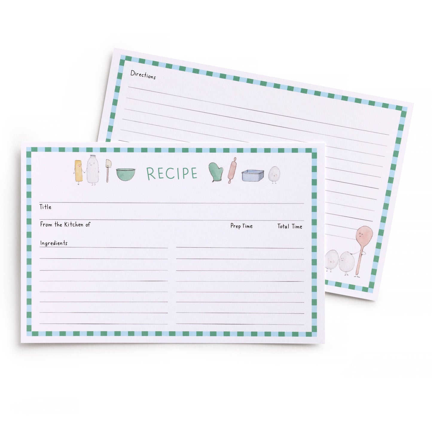 Dessert First Recipe Card Set