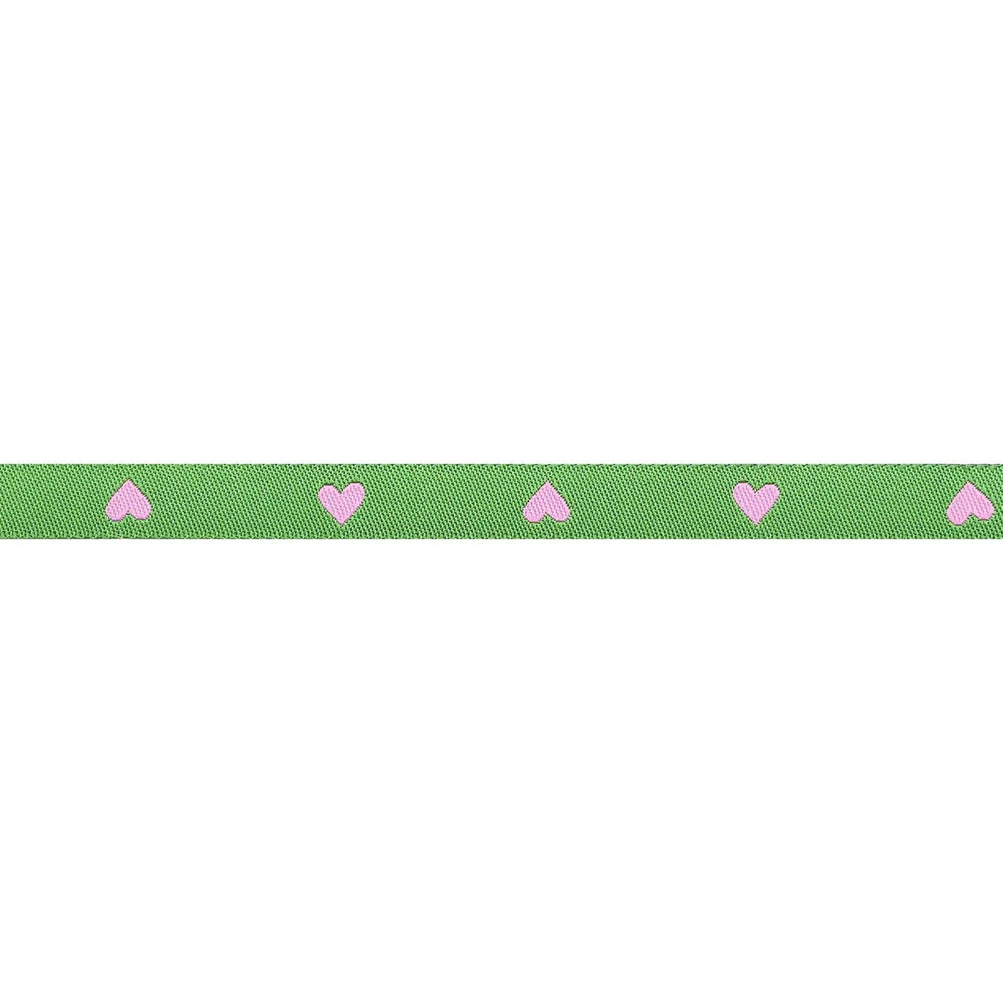 Hearts and Sparks - Hearts in Verdant - 3/8" width - by Melody Miller - 5 Yard Spool