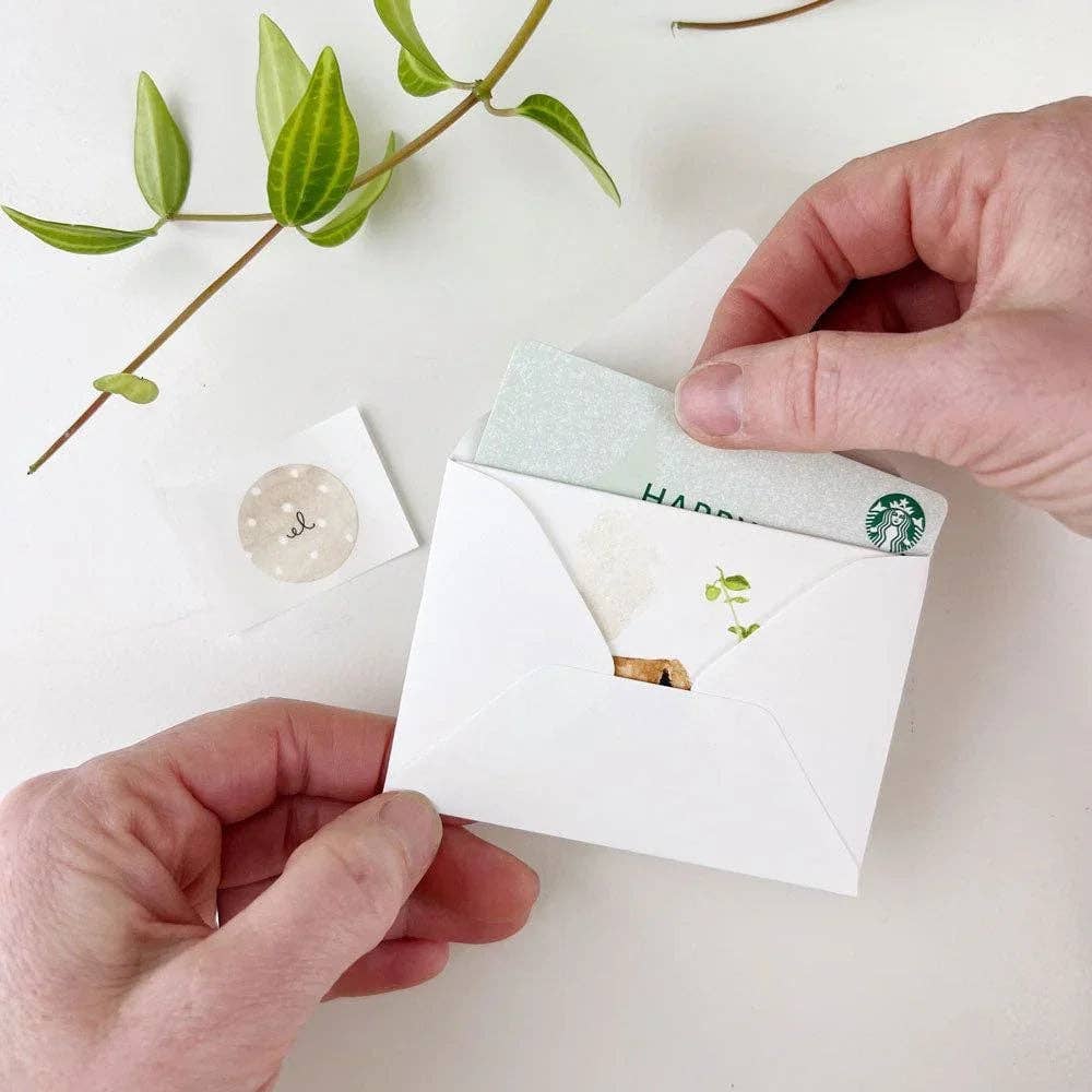 Cottage mini enclosure notecard