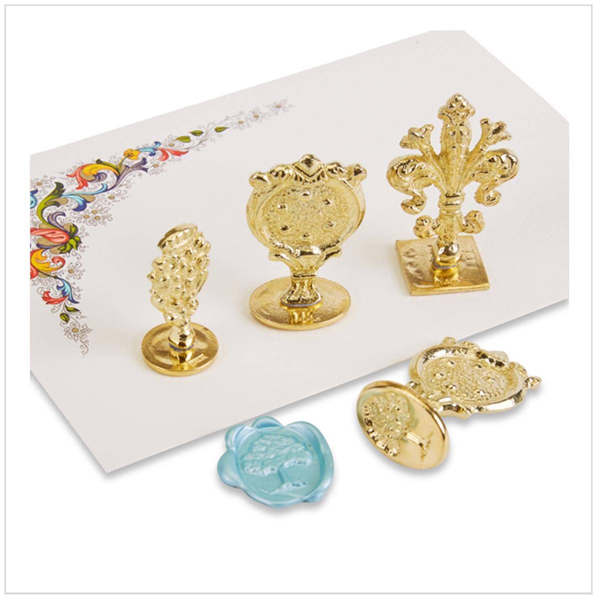Florentine Brass Wax Seal Stampers-over 50 popular symbols