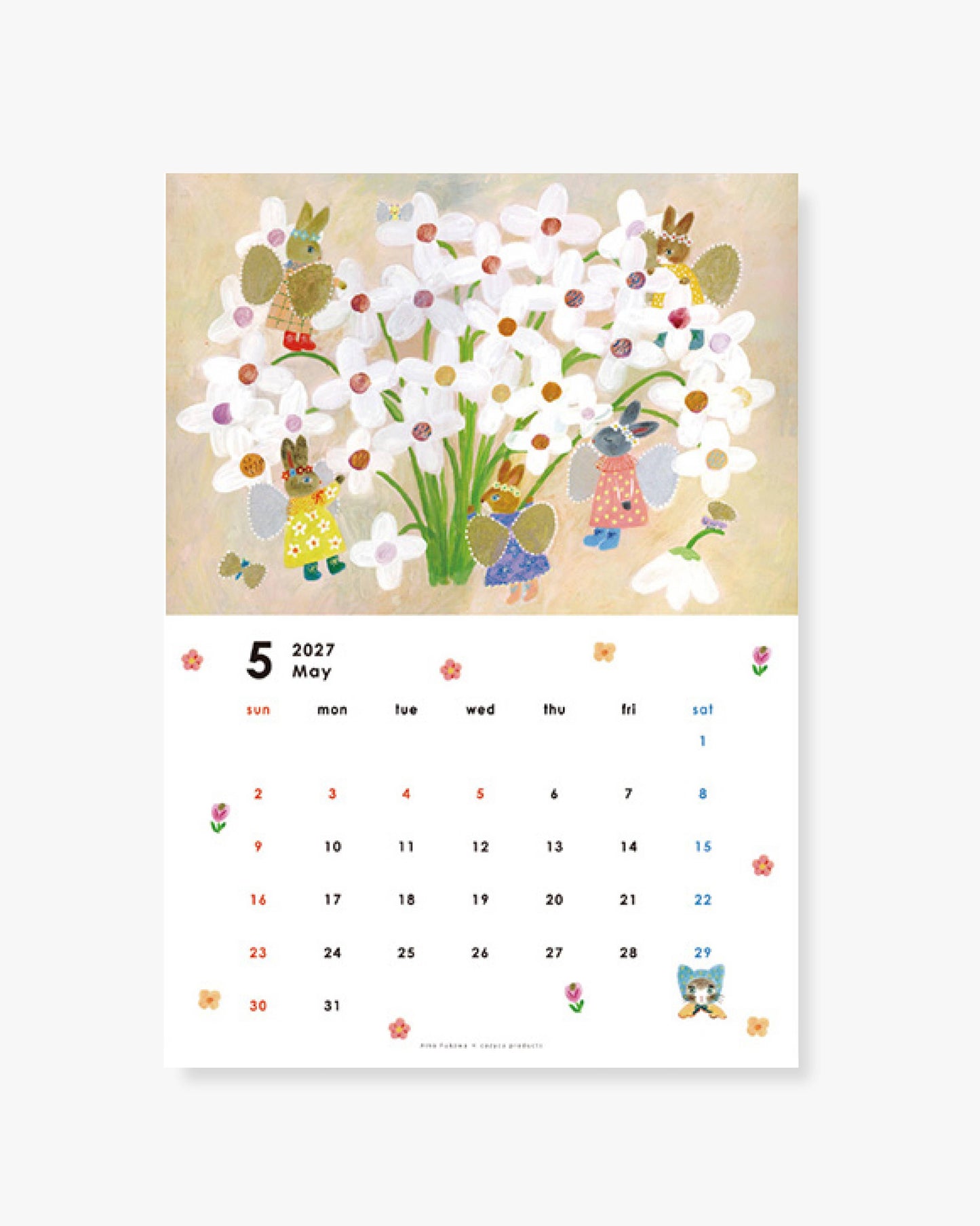 2027 Wall Calendar - Aiko Fukawa