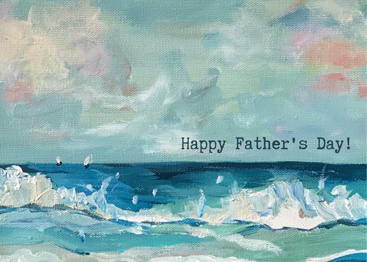 Father's Day Seascape Greeting Card