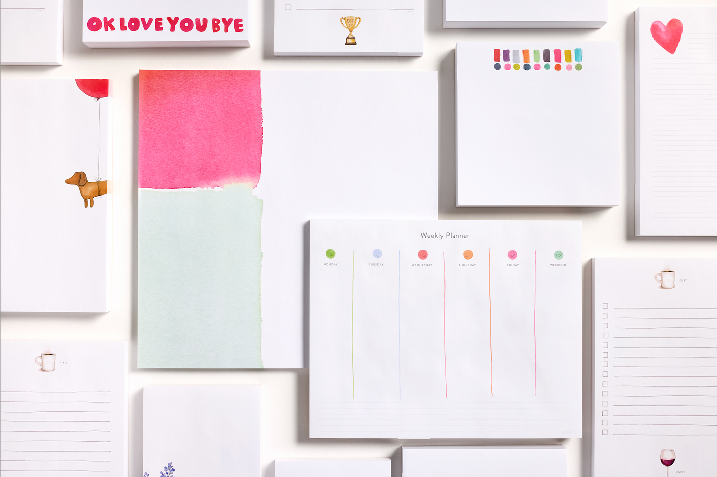 Smiles Notepad To do List Checkboxes