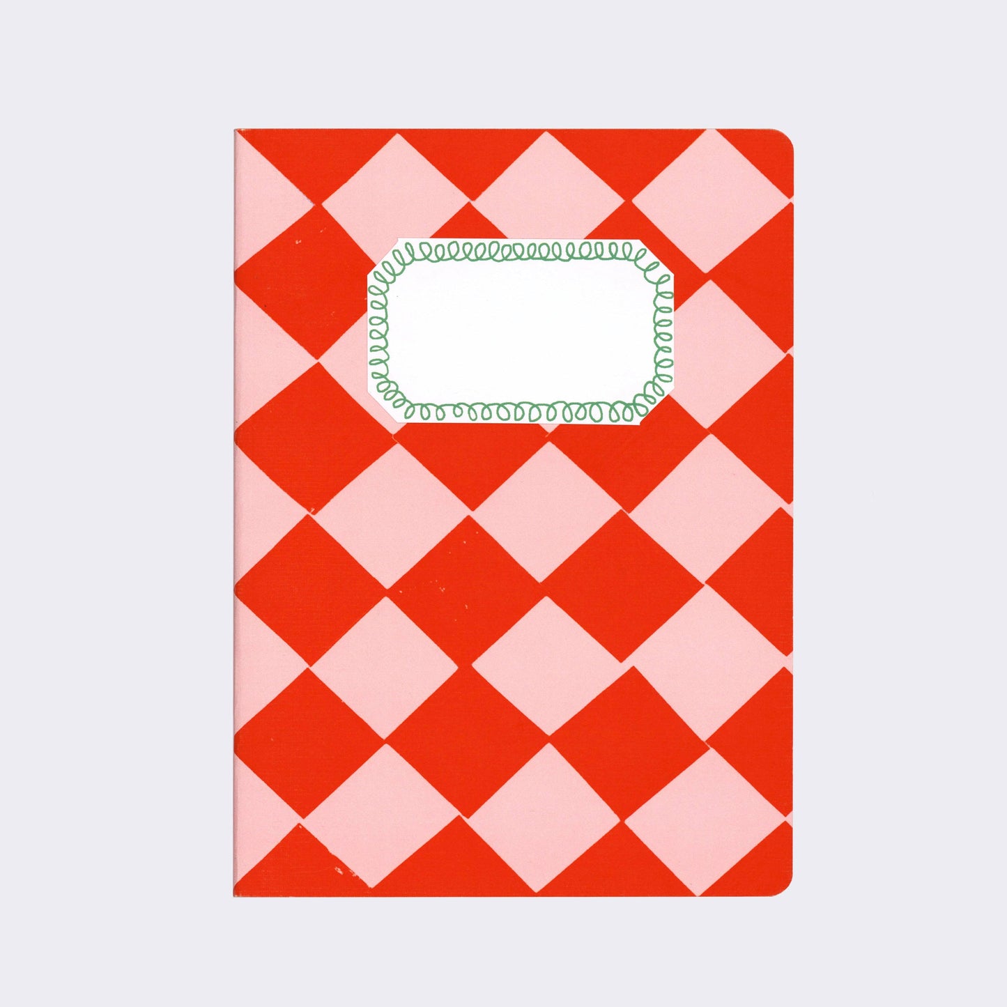 Red and Pink Chequered A5 Sketchbook