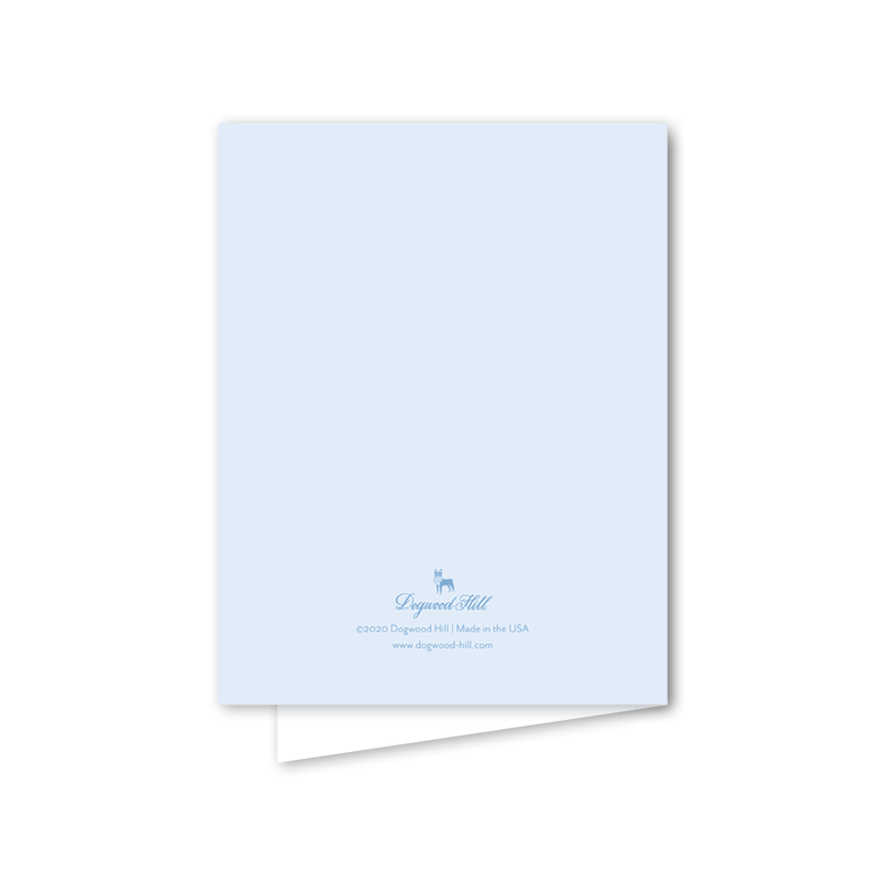 Woodland Baby Blue: Single Card