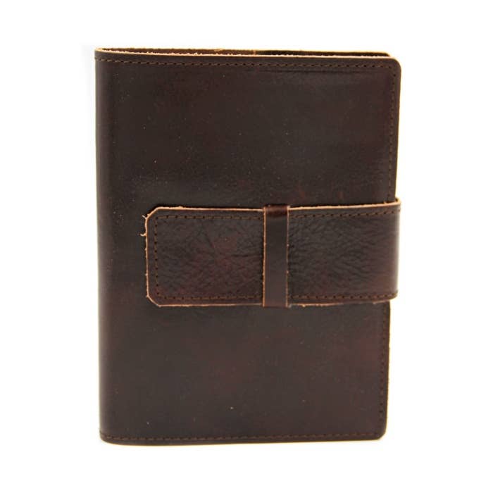 Dark Brown Leather 5x7"Journal Italian hand-made