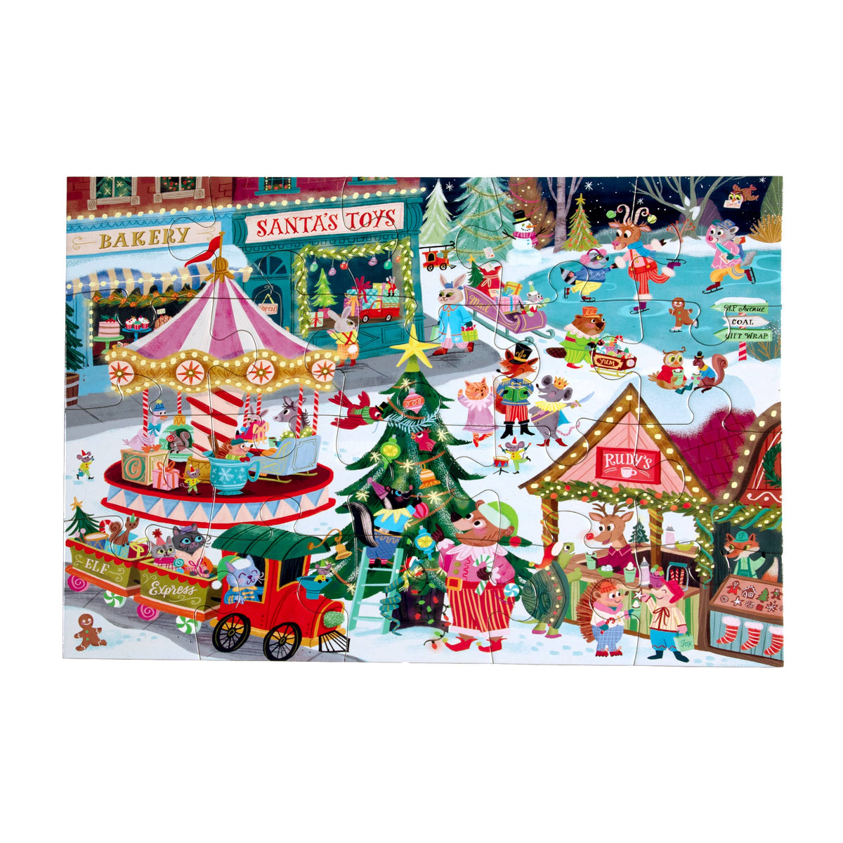 Christmas Village 20 Piece Puzzle