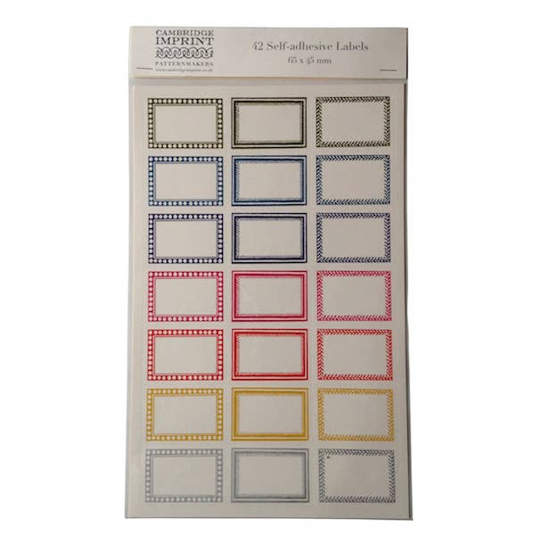 42 Medium Self-Adhesive Labels No. 1