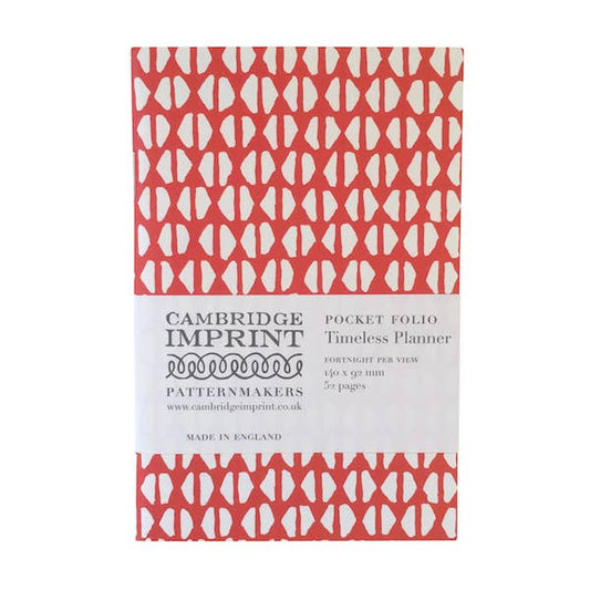 Timeless Planner Insert for Pocket Folio Red