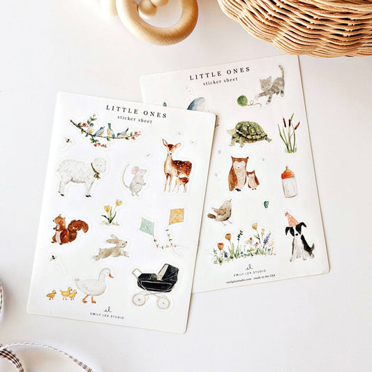 Little ones sticker sheets