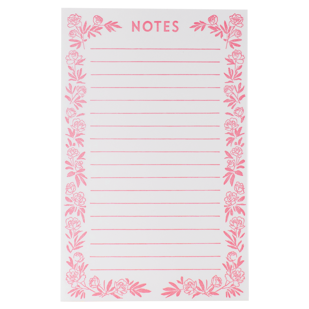 Peony Notepad