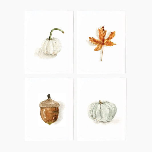 Autumn assorted notecard set
