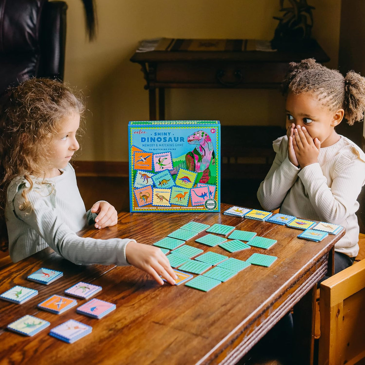 Shiny Dinosaur Memory and Matching Game - eeBoo
