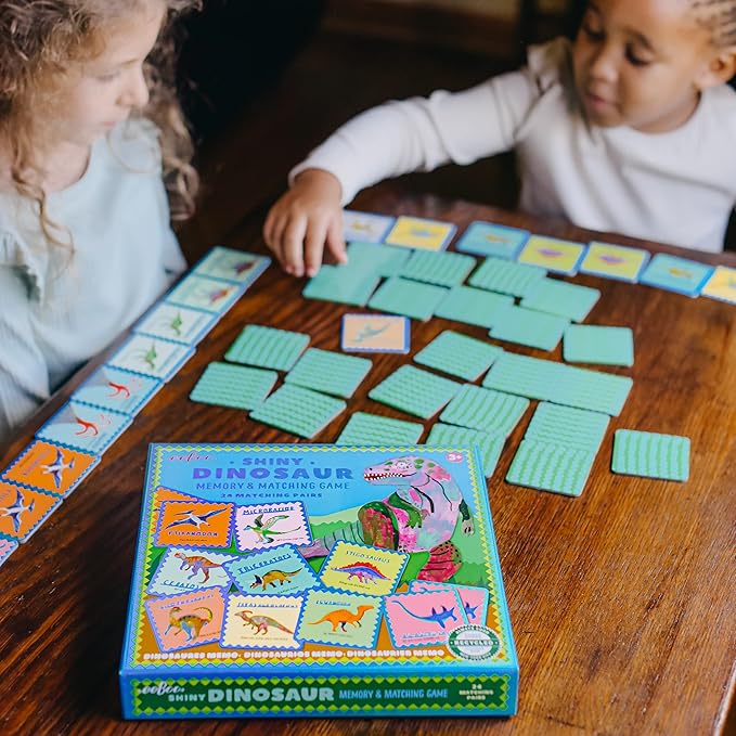 Shiny Dinosaur Memory and Matching Game - eeBoo