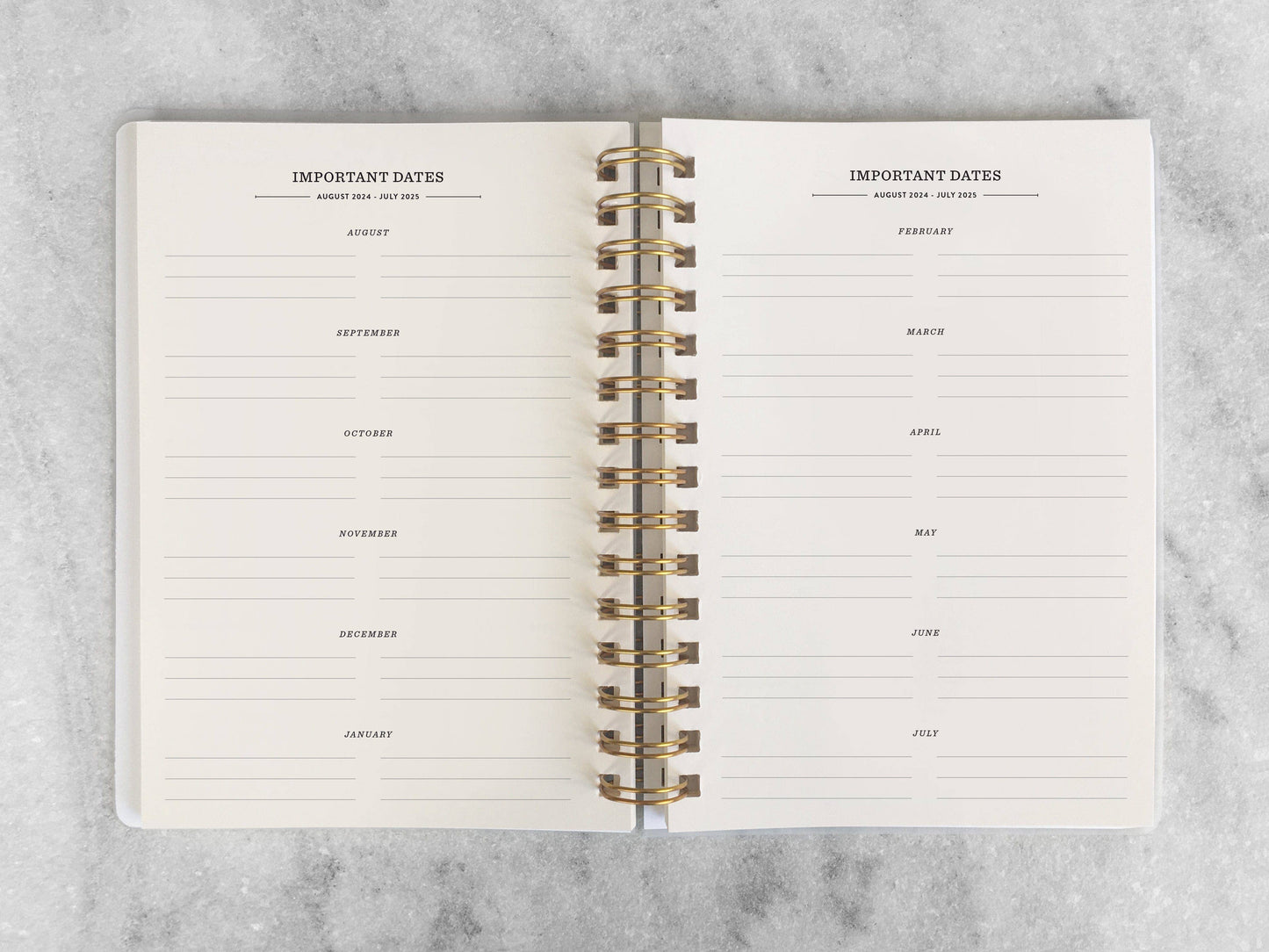 12-Month Planner, Chartreuse Bookcloth: Jan-Dec 2026