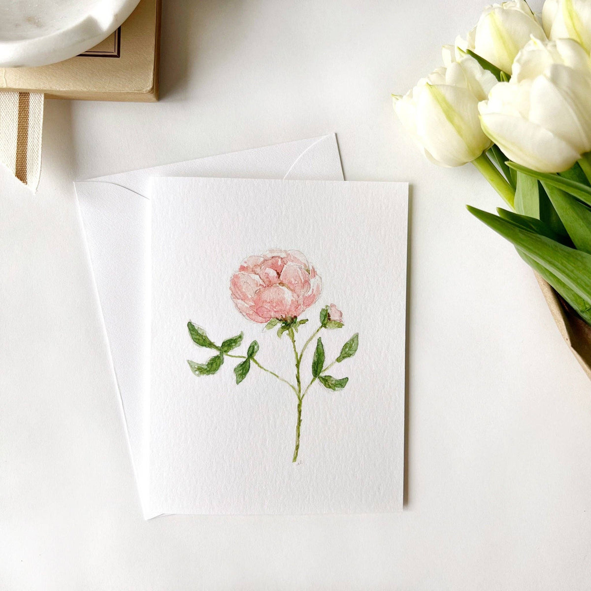 Garden rose notecards: Set of 8