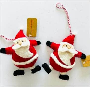 Fat Santa Ornament