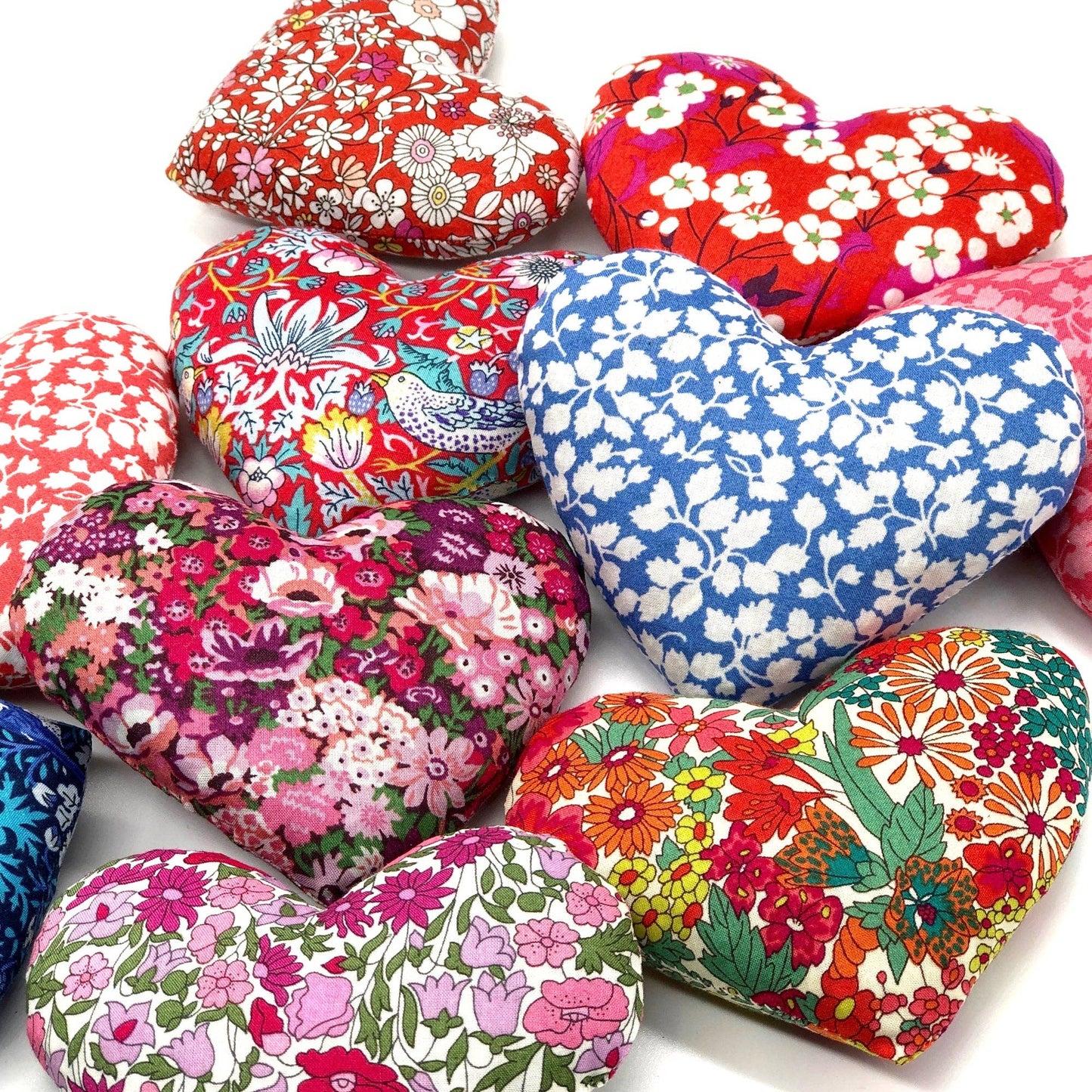 Lavender Heart Sachet - Assorted Liberty Fabrics