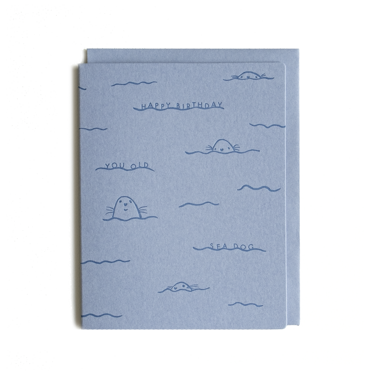 Birthday Sea Dog | Letterpress Card