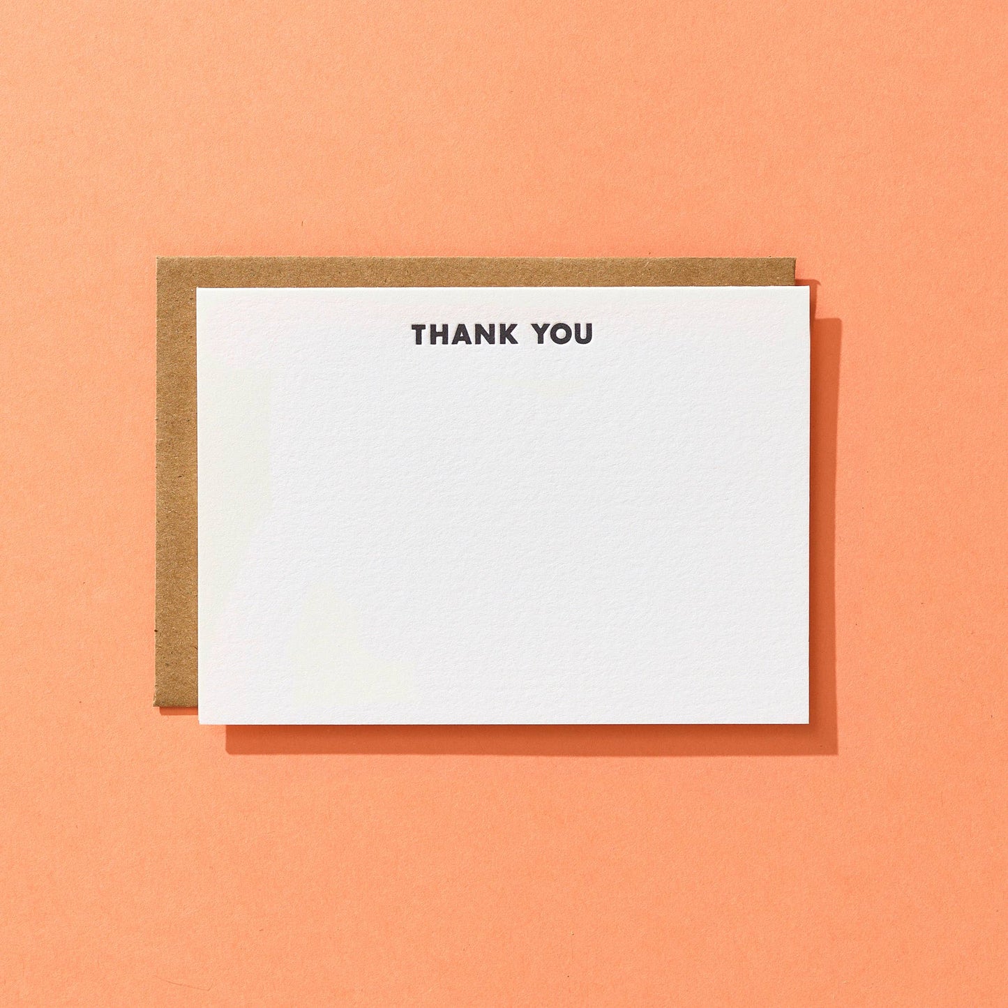 Futura Thank You Letterpress Flat Note Box Set