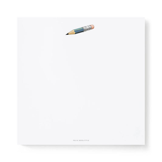 Blue Pencil - Notepad - 6x6