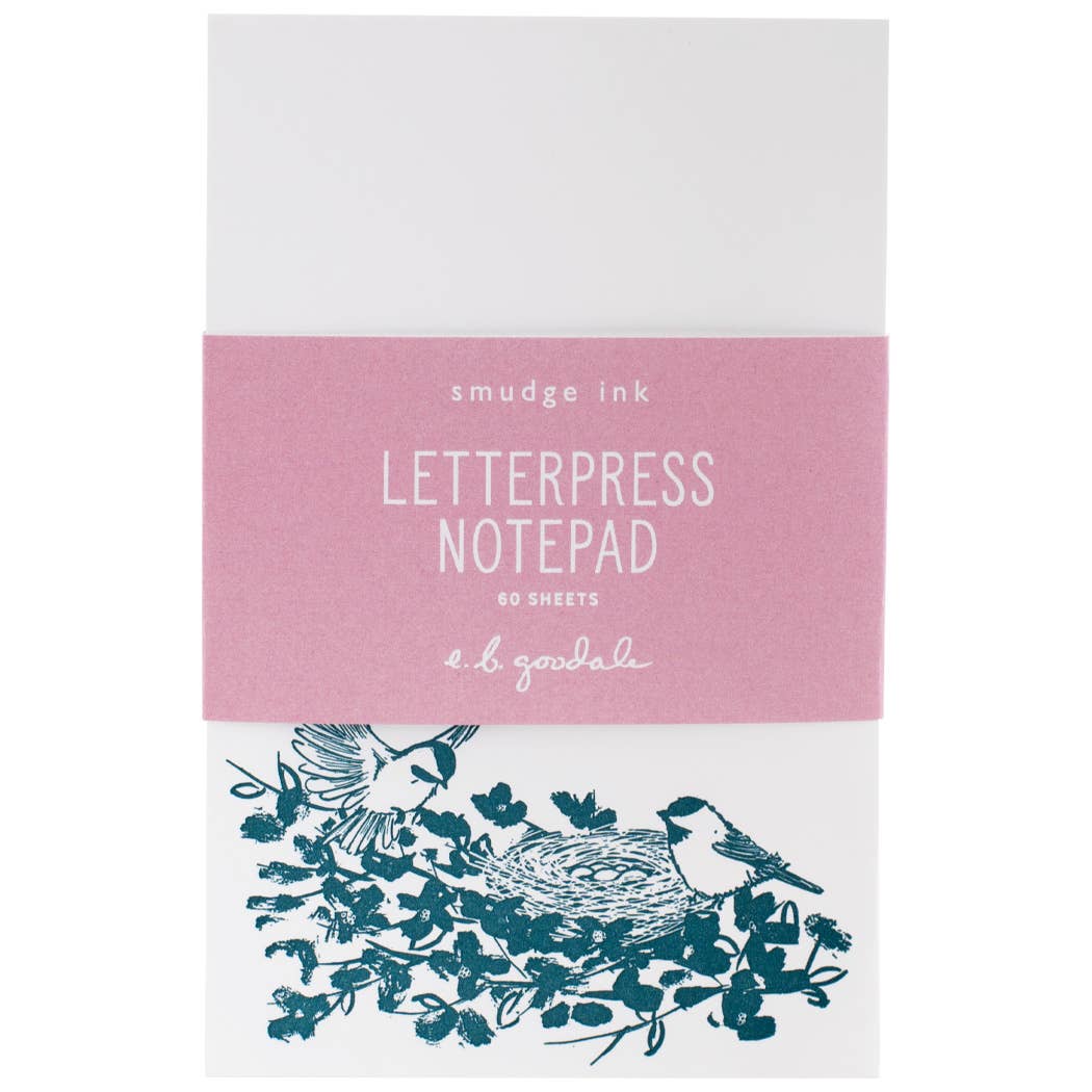 Chickadees Notepad (e.b. goodale)