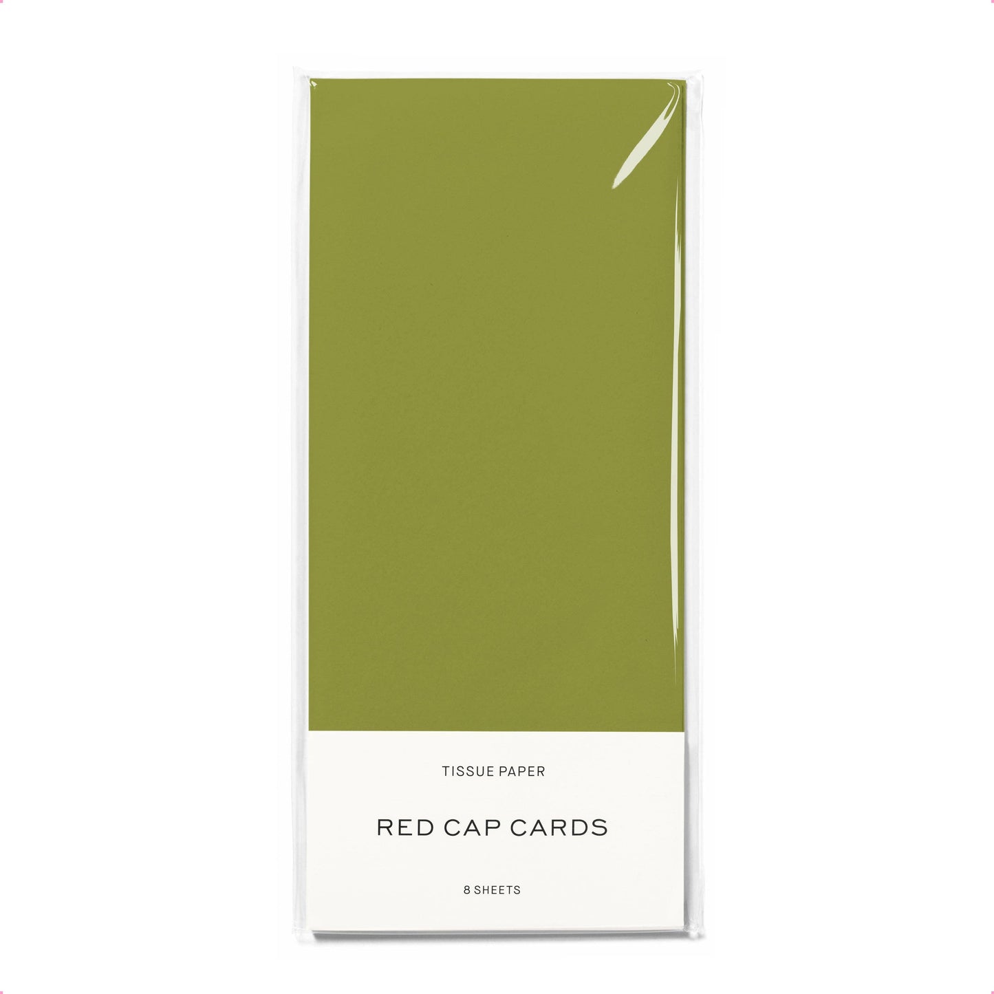 Chartreuse tissue paper: 8 Sheets
