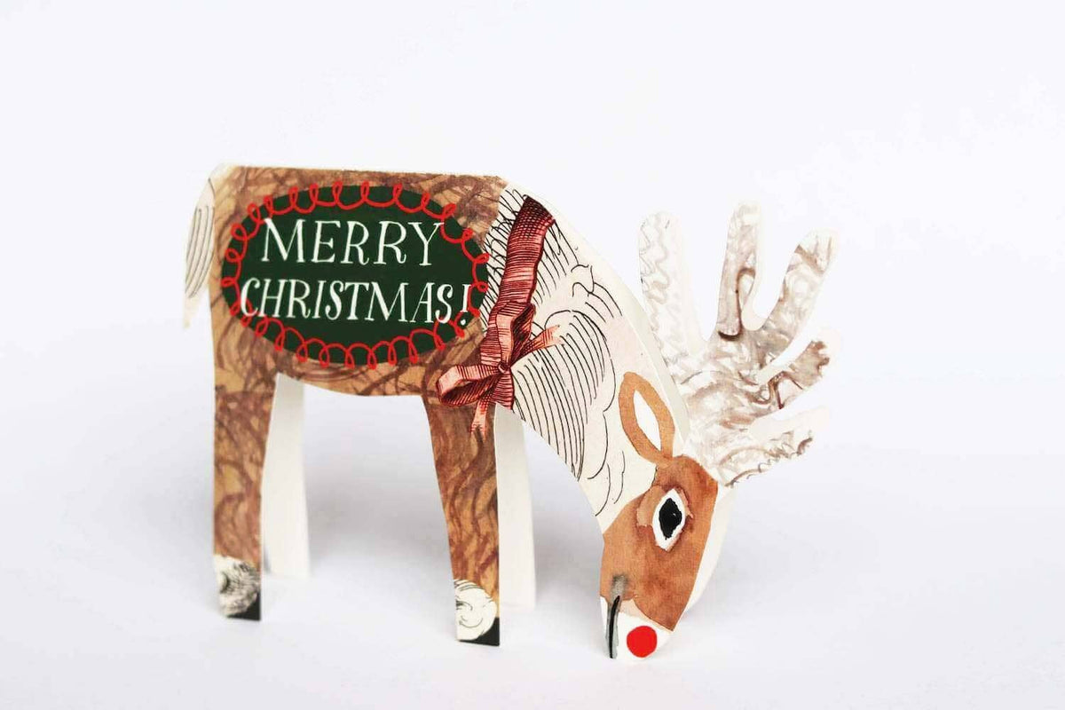 Rudolph Christmas Card