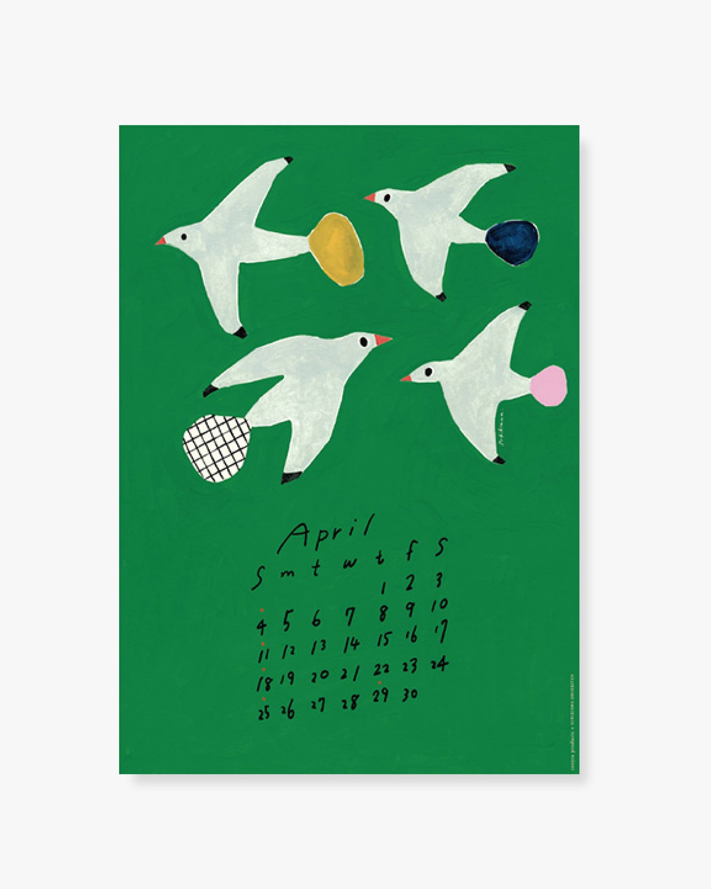 2027 Wall Calendar - Subikiawa