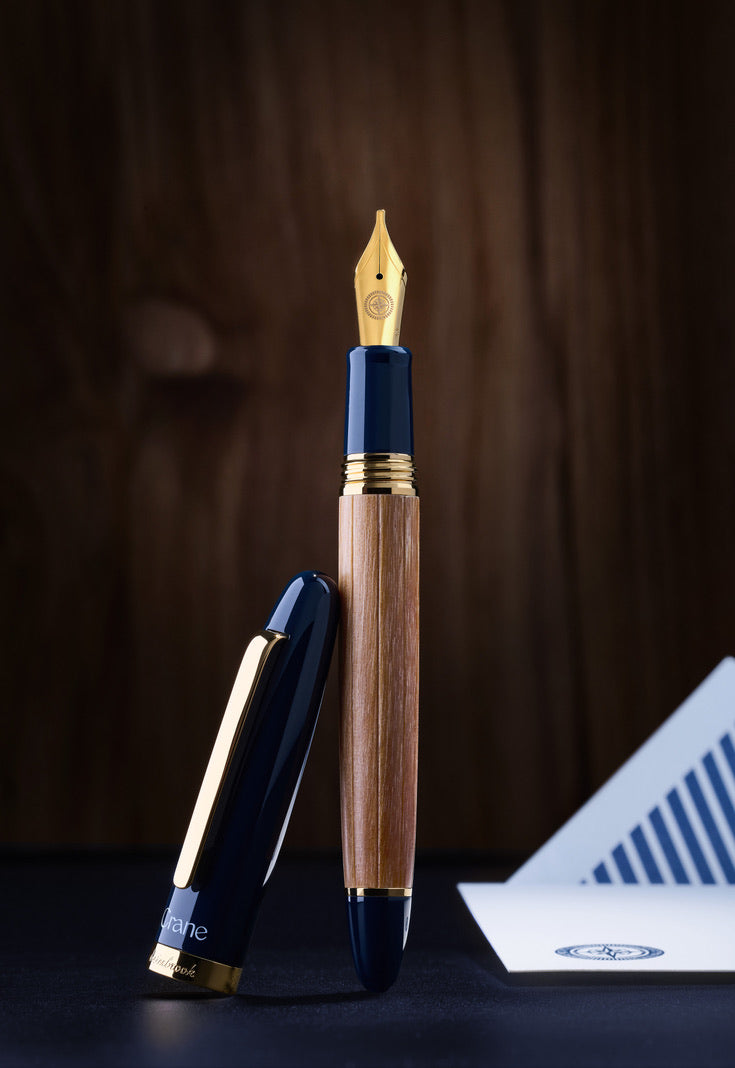 Esterbrook x Crane Mariner Teak Fountain Pen