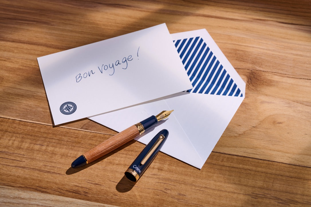 Esterbrook x Crane Mariner Teak Fountain Pen
