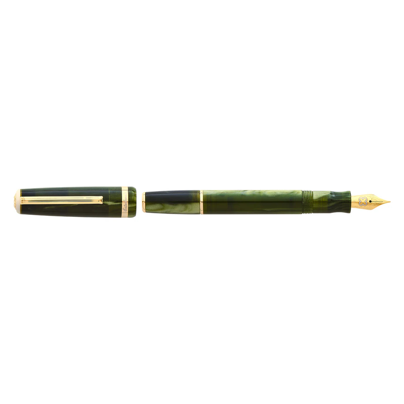 Esterbrook Jr Pocket Fountain Pen - Palm Green Gold Trim