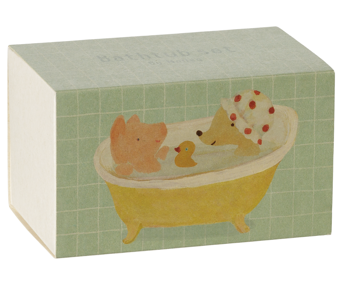 Bathtub set, Mouse - Yellow