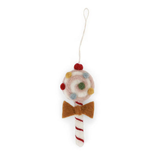 Christmas Candy w/Ochre Bow
