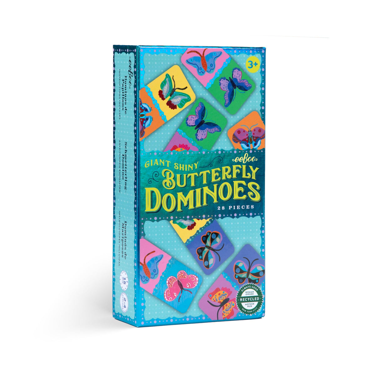 Giant Shiny Butterfly Dominoes - eeBoo