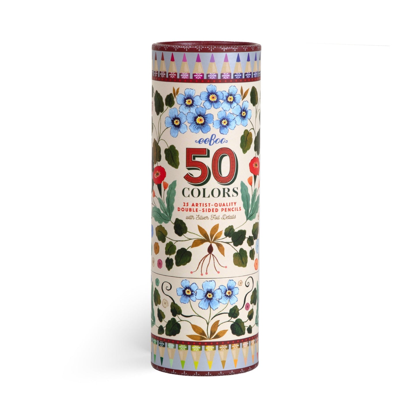 Flora's 25 Double Color Pencils - eeBoo