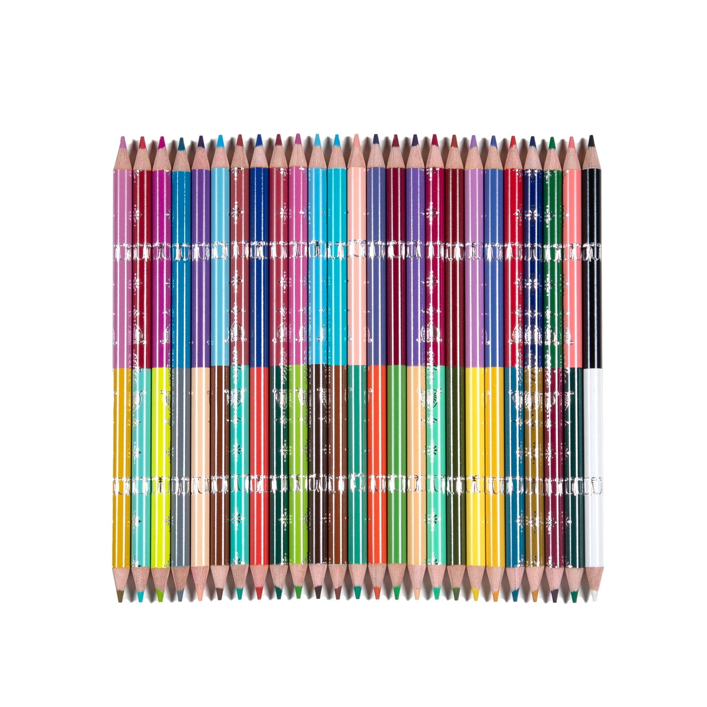 Flora's 25 Double Color Pencils - eeBoo