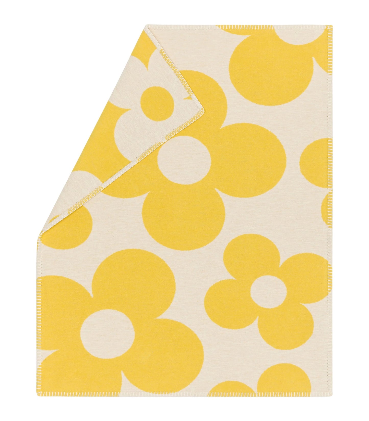 Lena Baby Blanket - Flowers - Yellow
