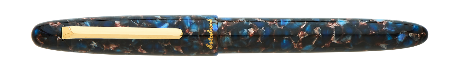 Esterbrook Estie Regular Fountain Pen - Nouveau Blue Gold Trim