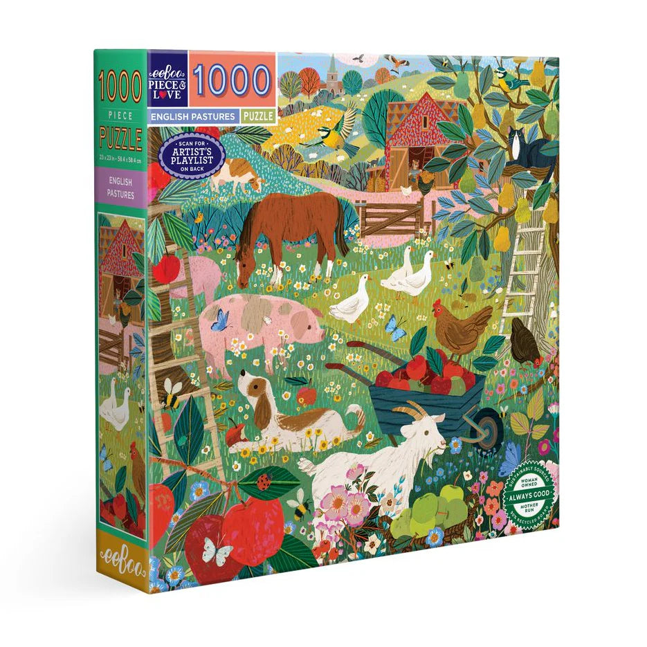 English Pastures 1000 Piece Puzzle