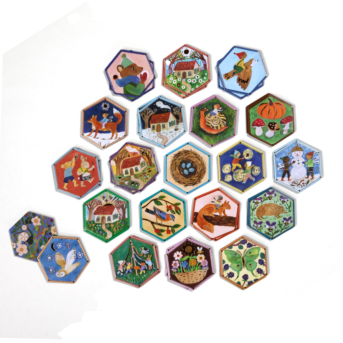 Cottage Fairies Hex Matching Game - eeBoo