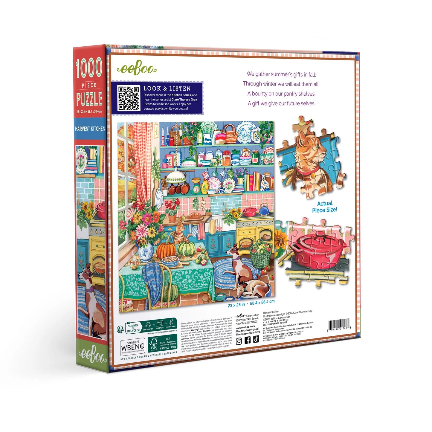 Harvest Kitchen 1000 Sq Puzzle