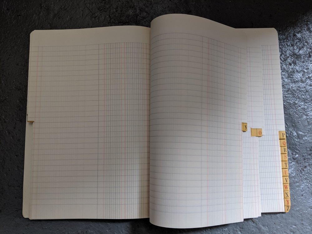 Antica Cartotecnica Vintage Rubrica Address Book - A5 (Medium)