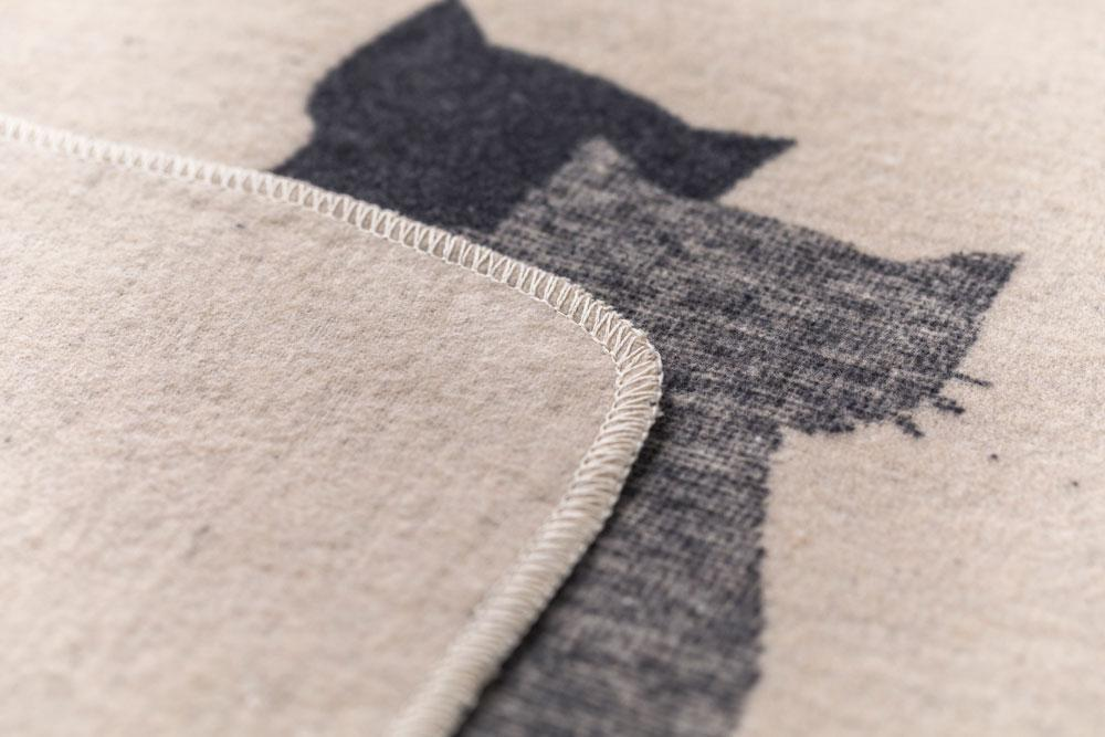 Cat Blanket "Moon Gazing" Small