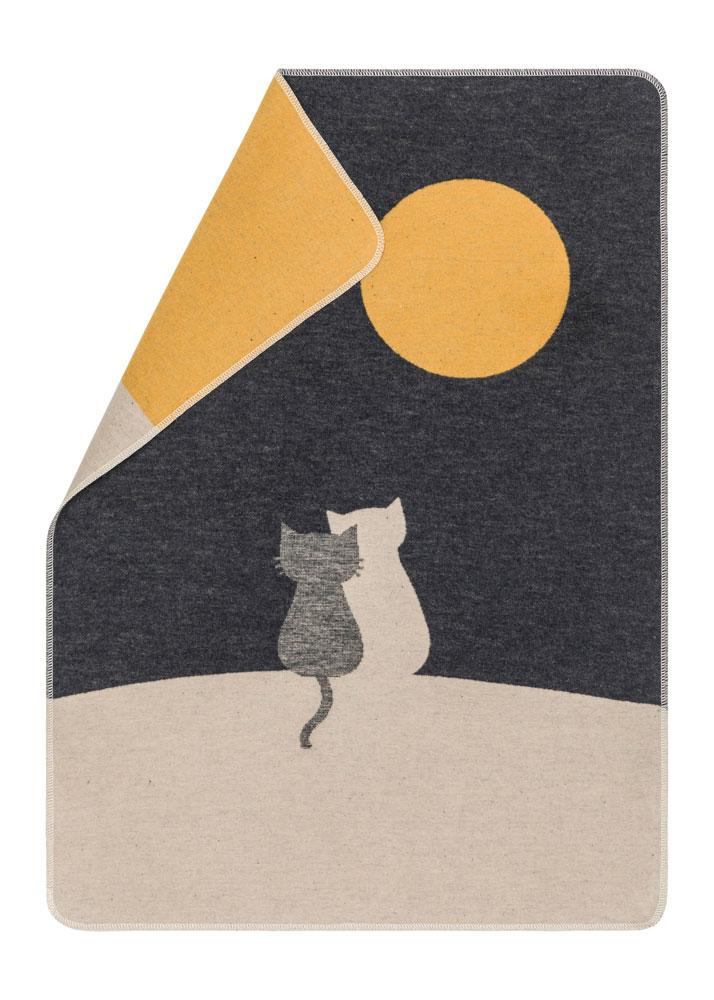Cat Blanket "Moon Gazing" Small