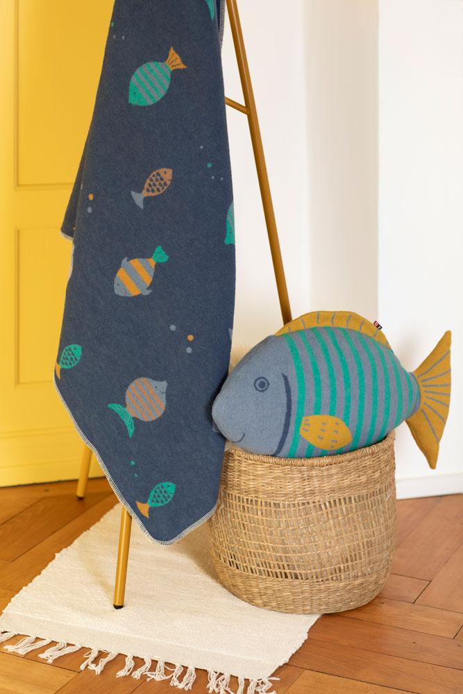 Juwel Toddlers Blanket Fish Allover
