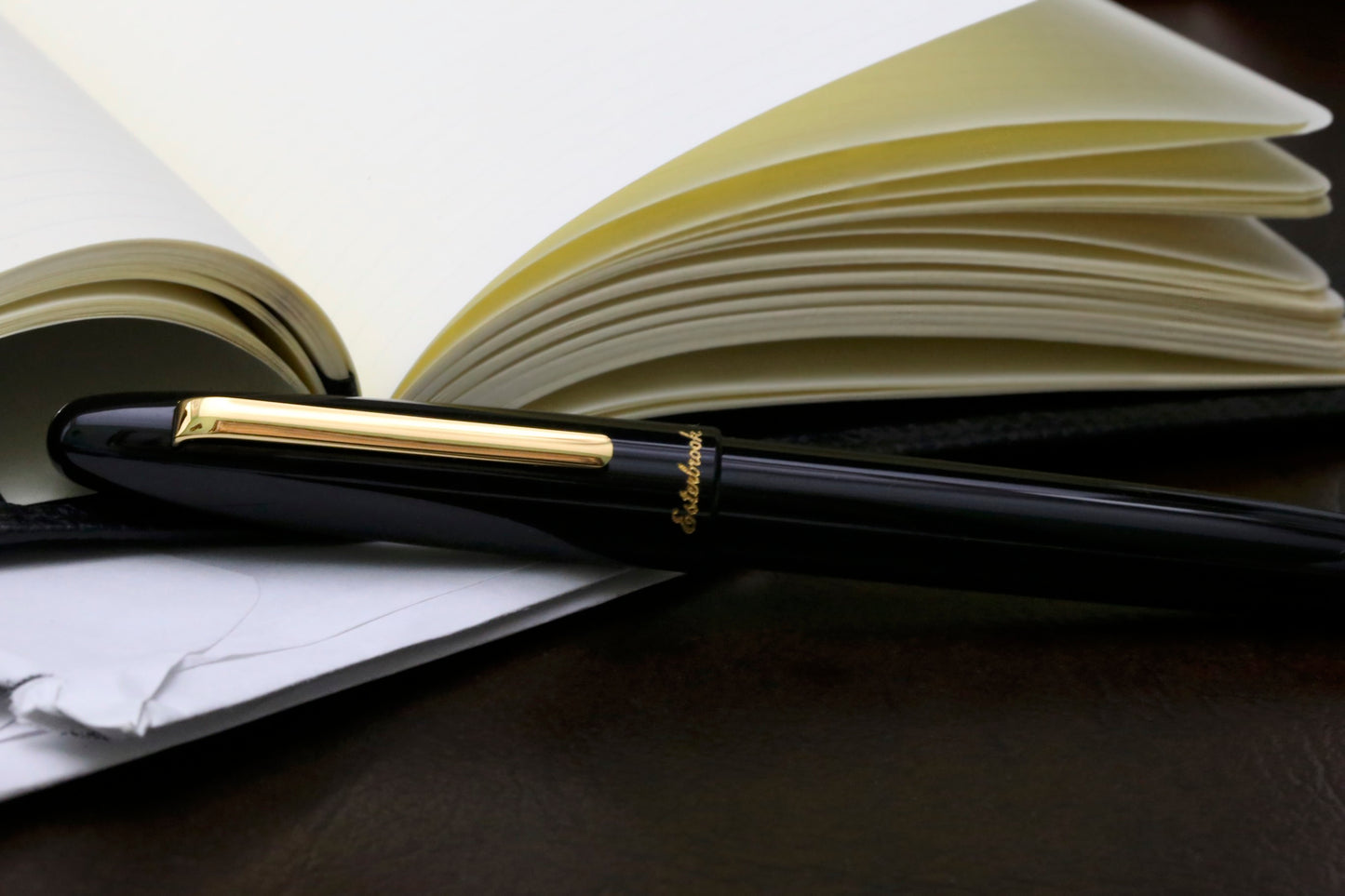 Esterbrook Estie Ballpoint Pen - Ebony Gold Trim